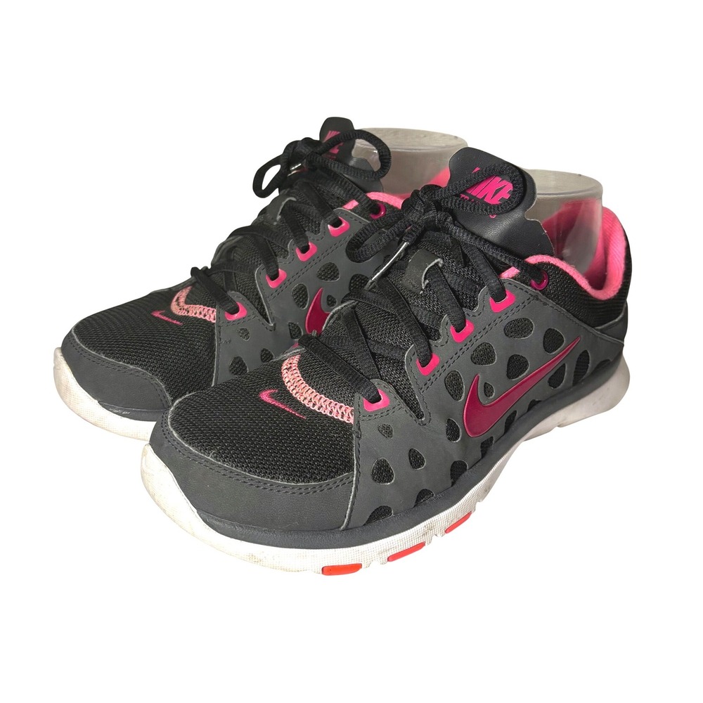 Nike TR Connect Womens Training‎ Shoes Black Pink Charcoal Sneakers 525778-006